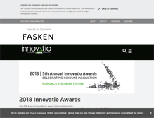 Tablet Screenshot of innovatio-awards.com
